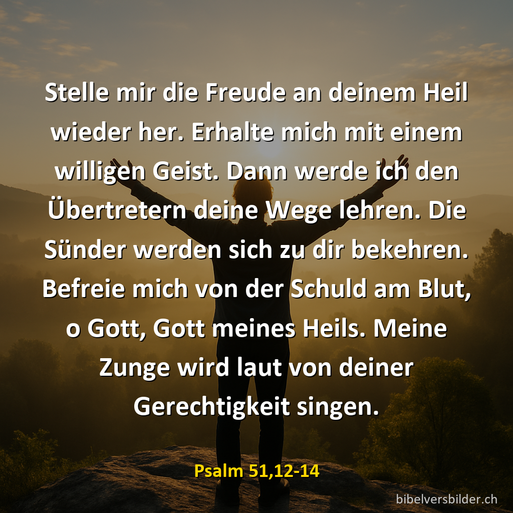 Psalm 51,12-14