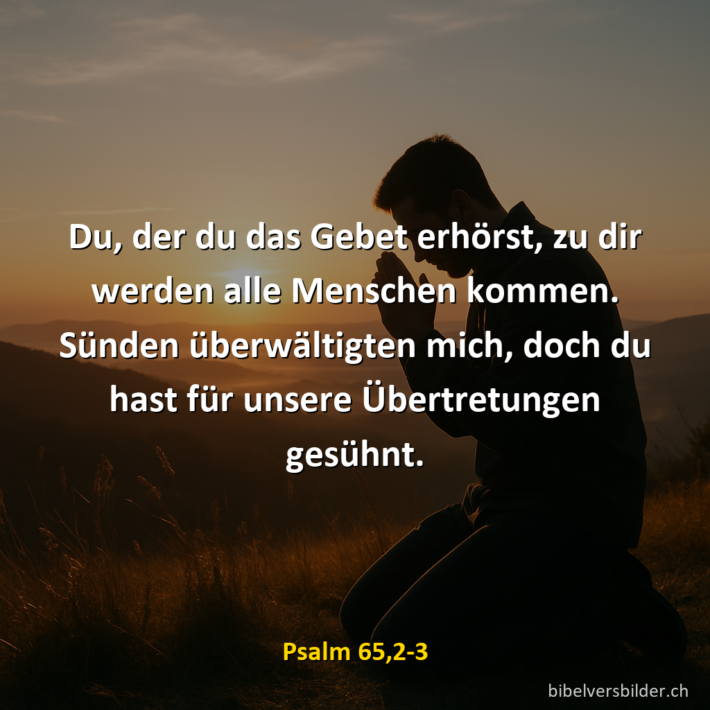 Psalm 65,2-3