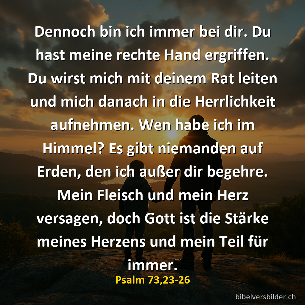 Psalm 73,23-26