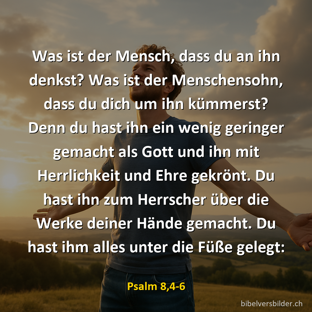 Psalm 8,4-6