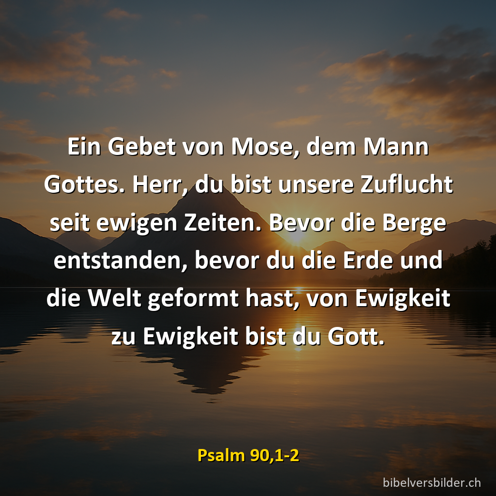 Psalm 90,1-2