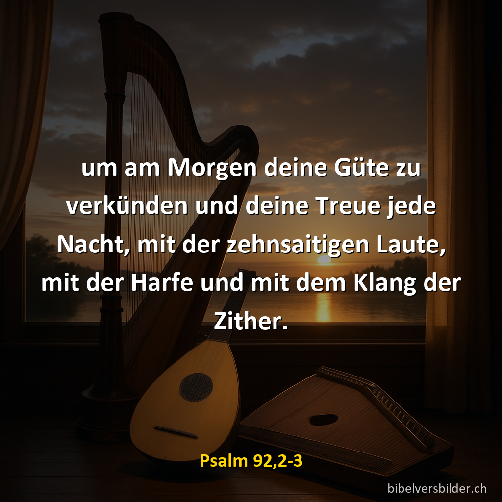 Psalm 92,2-3