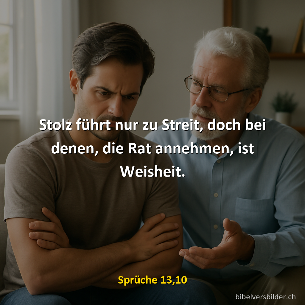 Sprüche 13,10