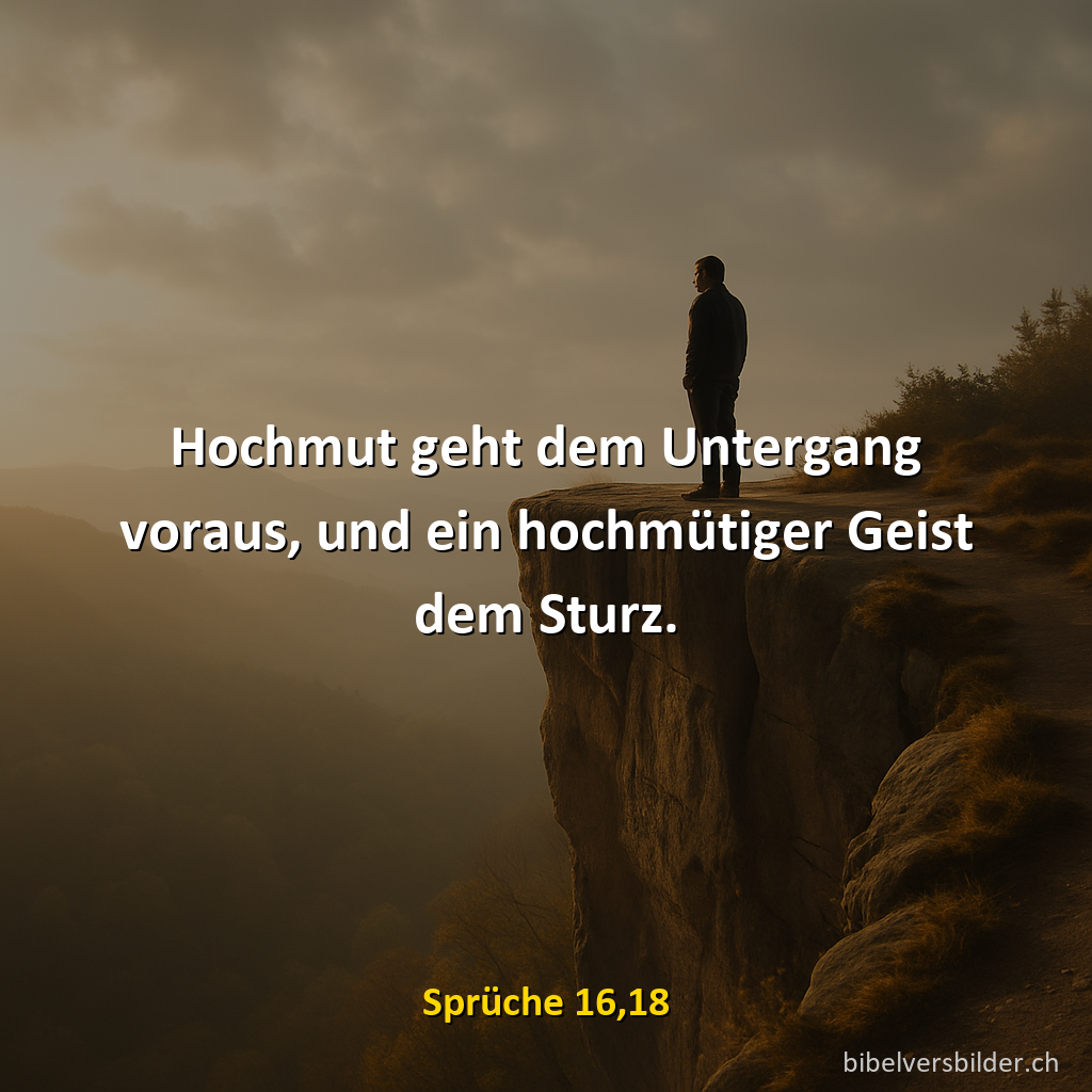 Sprüche 16,18