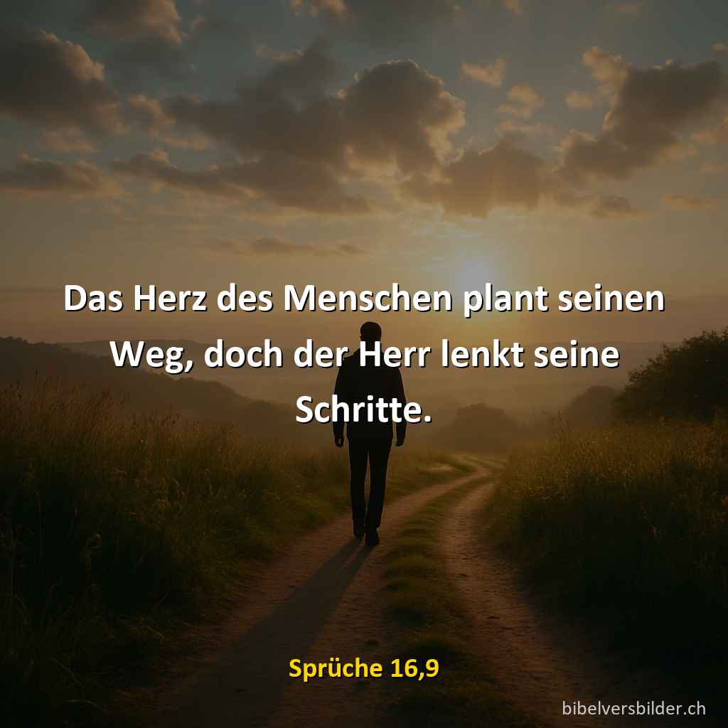 Sprüche 16,9