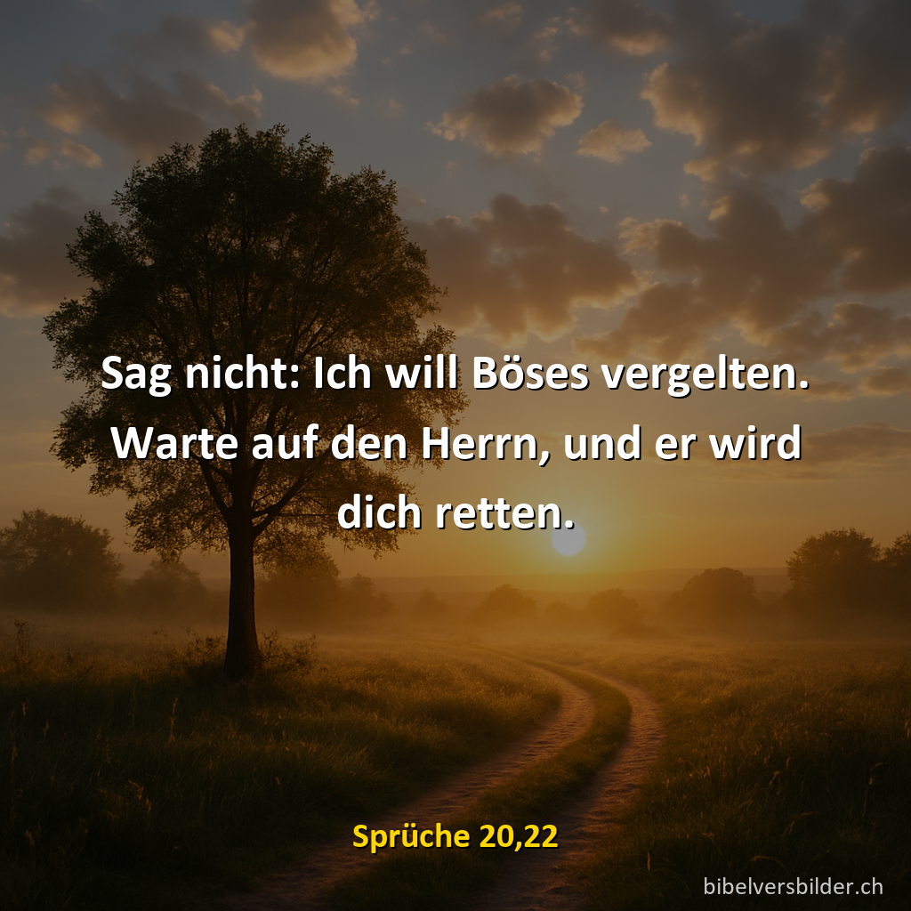 Sprüche 20,22