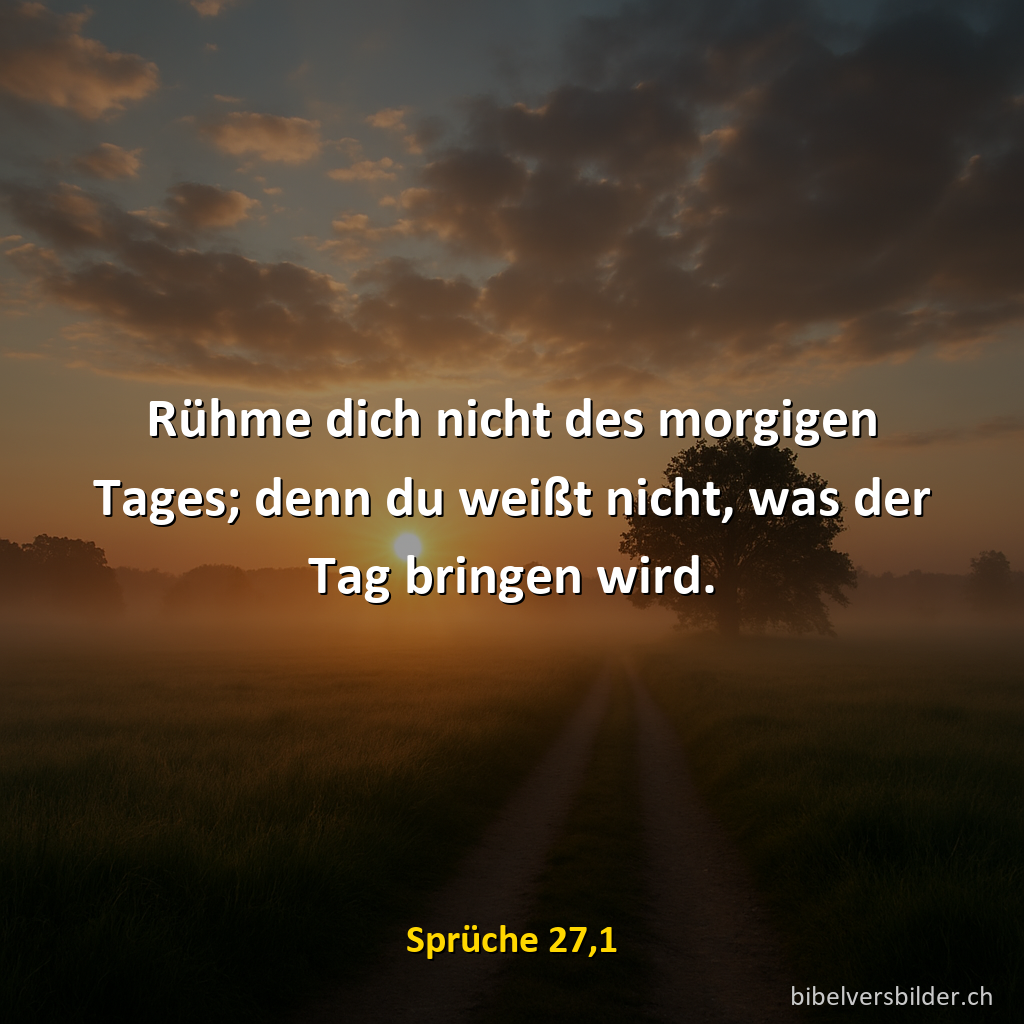 Sprüche 27,1