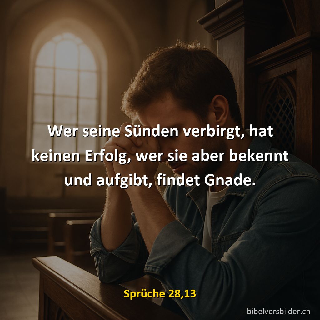 Sprüche 28,13