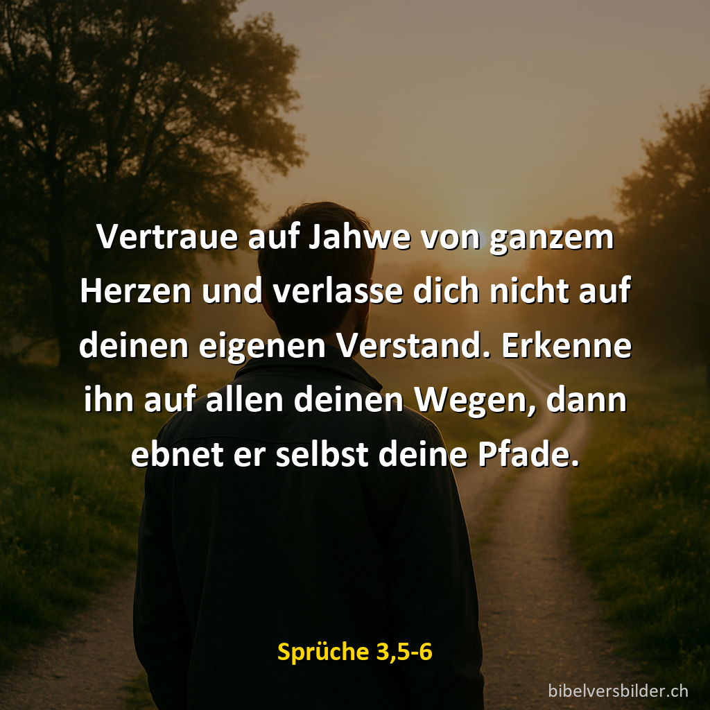 Sprüche 3,5-6